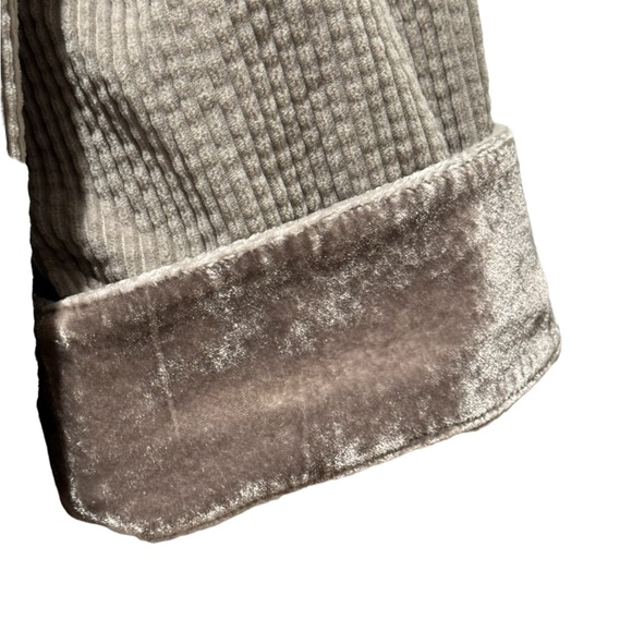 J JILL Corduroy Jacket with Velvet Trim - Picture 5 of 10